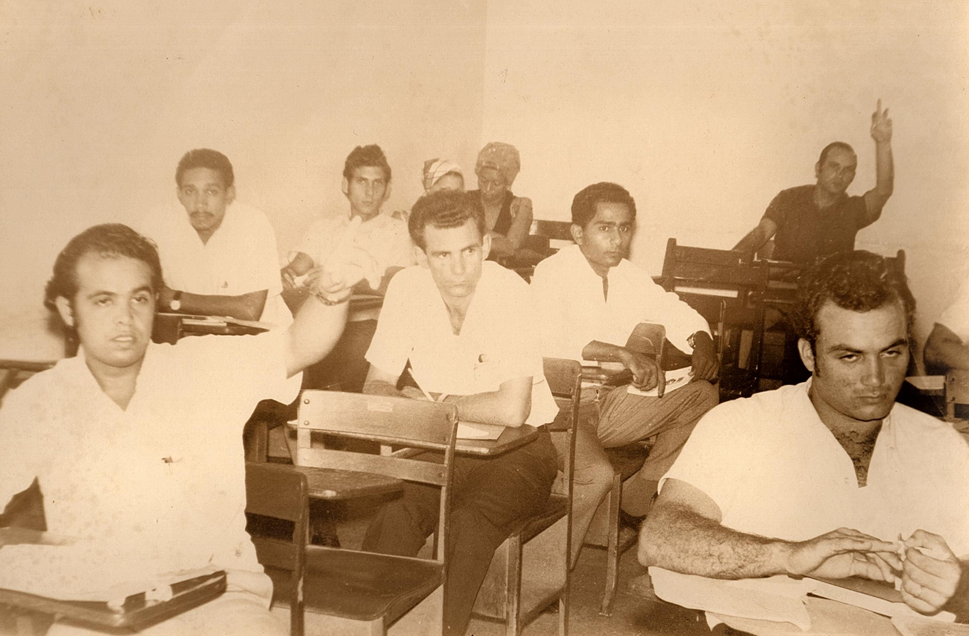 1972. Primer grupo del curso regular diurno de la carrera de Agronomía